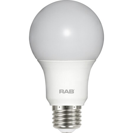 Rab LED BULB A19 9W 60EQ 800LM E26 CRI80 5000K ND A19-9-E26-850-ND